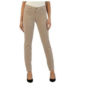 Kut From The Kloth Diana Stretch Skinny Tan Corduroy Size 14